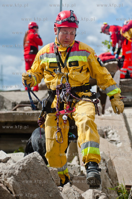 Gdansk Oliwa. Jednostka Strazy Pozarnej przy ul. Beniowskiego....