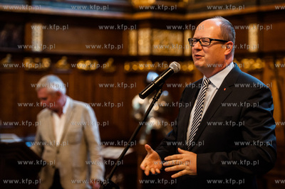 Gdansk. Dwor Artusa. Uroczystosc wreczenia Nagrod Prezydenta...