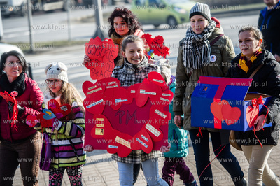 Gdansk. Podopieczni Palacu Mlodziezy wraz z rodzicami...