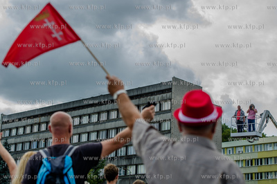 Gdansk. Skrzyzowanie ul. 3 Maja i Armii Krajowej. Pozegnalne...