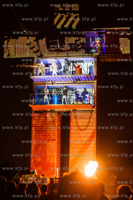 Gdansk. Plac Zebran Ludowych. XIX Miedzynarodowy Festiwal...