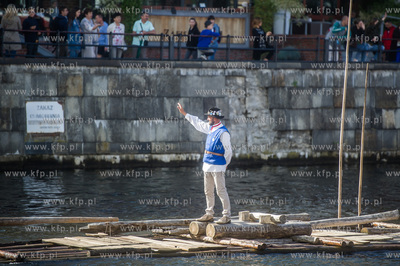 Gdańsk. Przywitanie członków Bractwa Flisackiego...