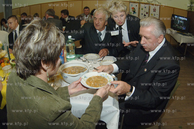 Wicepremier i Minister Rolnictwa Andrzej Lepper zagoscil...