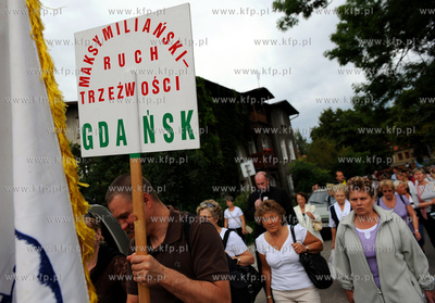 Gdansk. Oliwa. XVII piesza pielgrzymka trezwosci z...