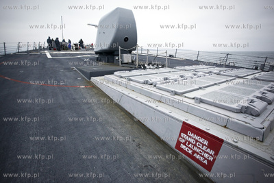 Zatoka Gdanska. Okret Marynarki Wojennej USA, USS RAMAGE...