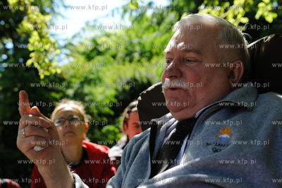 Gdansk. Dom Prezydenta Lecha Walesy. Akcja Mlodych...