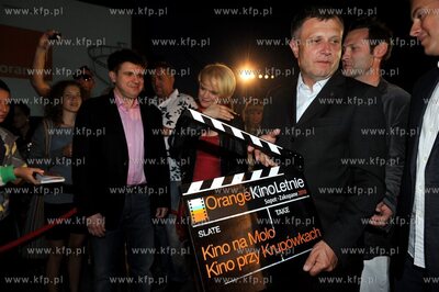 Sopot. Molo. Inauguracja Orange Kino Letnie z udzialem...