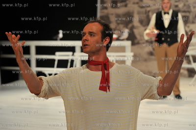 Scena Kameralna Teatru Wybrzeze w Sopocie. Proba generalna...