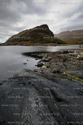 Irlandia poludniowa, hrabstwo Kerry. Jezioro  Lough...