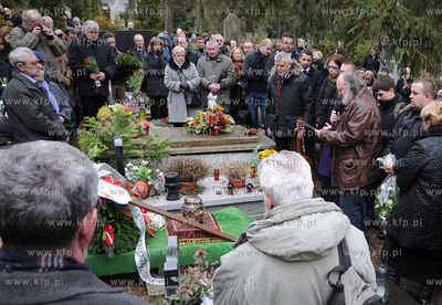 Cmentarz Katolicki w Sopocie. Pogrzeb Zbigniewa Gacha,...