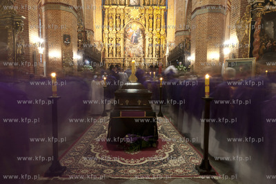 Eksporta zwlok biskupa Szlagi do katedry pelplinskiej....