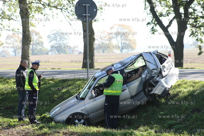 Do groznie wygladajacego wypadku doszlo na krajowej...