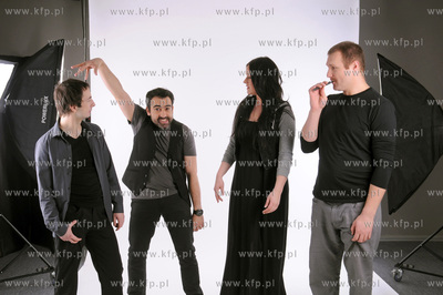 Sesja zdjeciowa Kabaretu Limo. Na zdjeciu Szymon Jachimek,...