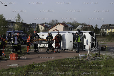 Pelplin. Kierowca busa, którym podróżowało 20 osób...