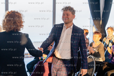 Sopot.  Mamuszki 14.  Prezydent Sopotu Magdalena Czarzyńska-Jachim...