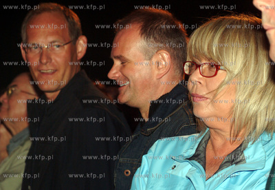 Festiwal Piosenki w Sopocie. Wsrod festiwalowej publicznosci...