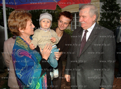 60 urodziny Lecha Walesy - przyjecie urodzinowe w domu...