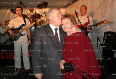 60 urodziny Lecha Walesy - przyjecie urodzinowe w domu...