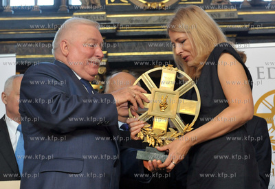 Dwor Artusa w Gdansku. Uroczystosc wreczenia Nagrody...