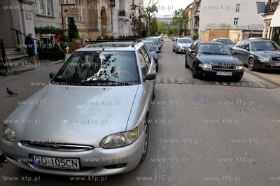 Wrzeszcz. Portest mieszkańców ul. Bohaterów Getta...