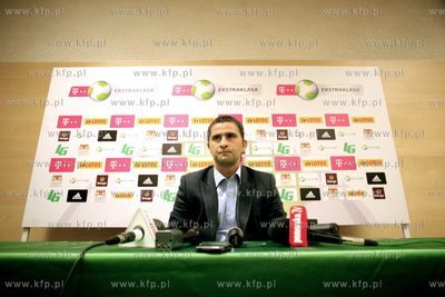 Gdansk. PGE Arena. Konferencja Tomasz Kafarskiego (...