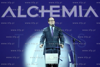 Otwarcie wielofunkcyjnego kompleksu Alchemia. Nz. Prezydent...