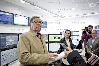 Gdańsk. Prezentacja tunelu pod Martwą Wisłą. Nz....