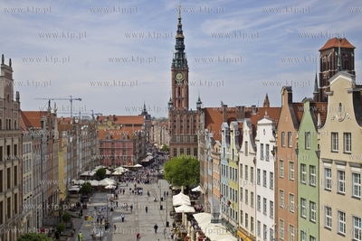 Gdańsk. ul. Długi Targ i Długa. 12.05.2016 fot....