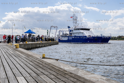 Sopot. Molo. Po 33-dniowej ekspedycji za północne...