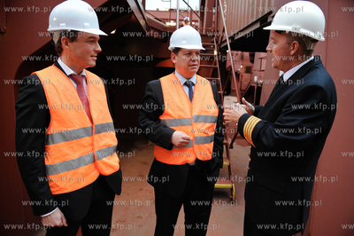 Gdansk. Terminal kontenerowy DCT. Wizyta przedstawicieli...