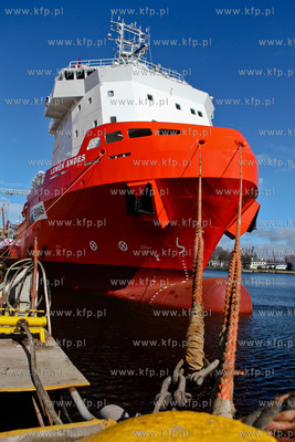 Gdansk. Stocznia Remontowa Shipbulding SA. Chrzest...