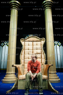 Gdansk. Teatr Wybrzeze. Proba medialna spektaklu pt...