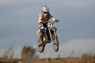 Gdansk. Tor motocrossowy przy ul. Starogardzkiej. Zawody...