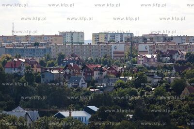 Gdansk. Widok na dzielnice Chelm z wiezowca Zieleniak.
04.09.2012
fot....