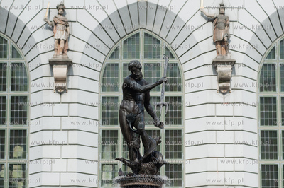 Gdansk. Obchody 380 urodzin Fontanny Neptuna. Uroczysta...