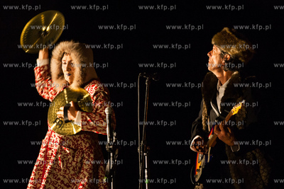 Gdansk. Plac Zebran Ludowych. XIX Miedzynarodowy Festiwal...