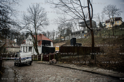 Gdynia. Kamienna Góra. Skutki wieczornego osunięcia...