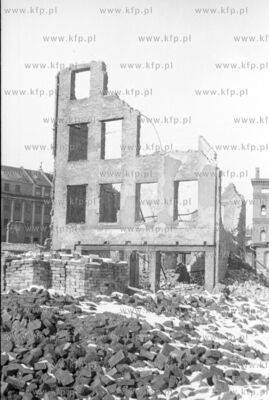 Zniszczony po wojnie Gdansk. 1948  0004198z Fot. Zbigniew...