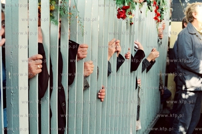 Strajk w Stoczni Gdanskiej im. Lenina Nz. mieszkancy...