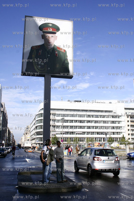 Dawny posterunek armii amerykanskiej w zachodnim Berlinie...