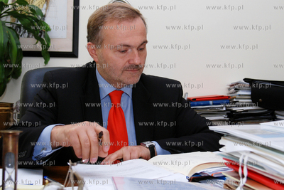 Wojciech Szczurek - prezdydent miasta Gdyni w swoim...