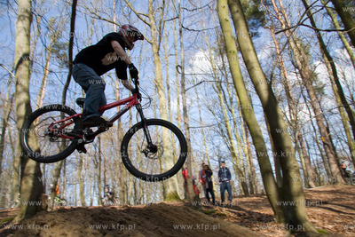 Sopot, bike park przy ul. Smolnej. Pierwsze zawody...