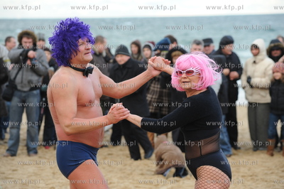Plaza, Gdansk Jelitkowo. Powitanie Nowego Roku przez...