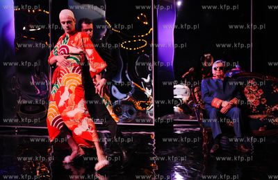 Gdansk. Teatr Wybrzeze. Proba przedstawienia Eva Peron...