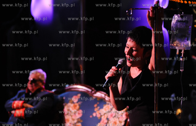 Gdansk. Teatr Wybrzeze. Proba przedstawienia Eva Peron...