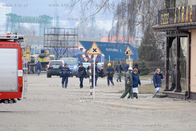 W Stoczni Marynarki Wojennej SA w Gdyni odbyl sie wiec...