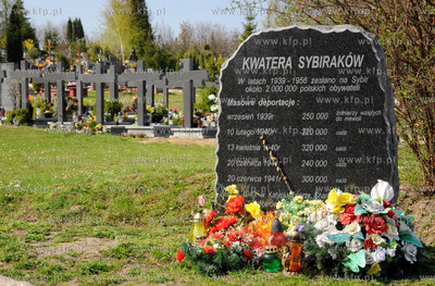 Kwatera Sybirakow na Cmentarzu Lostowickim w Gdansku
23.04.2011
Fot....