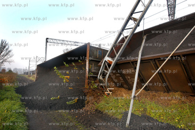 Szczecin / Dalaszewo. Wykolejenie się pociągu towarowego...