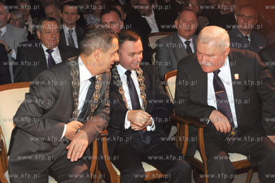 Uroczystosc nadania Lechowi Walesie tytulu honorowego...