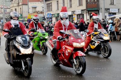 Gdynia. Jubileuszowa, X edycja parady Mikolaje na Motocyklach...
